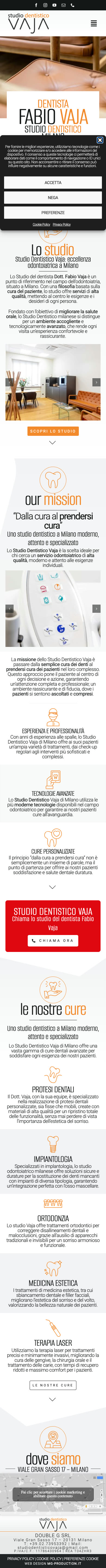 Il sito di oggi su smartphone